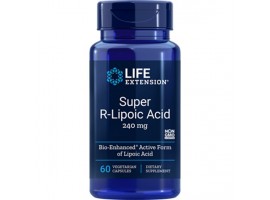 Life Extension Super R-Lipoic Acid, 60 vege caps (Expiry Oct 2025)